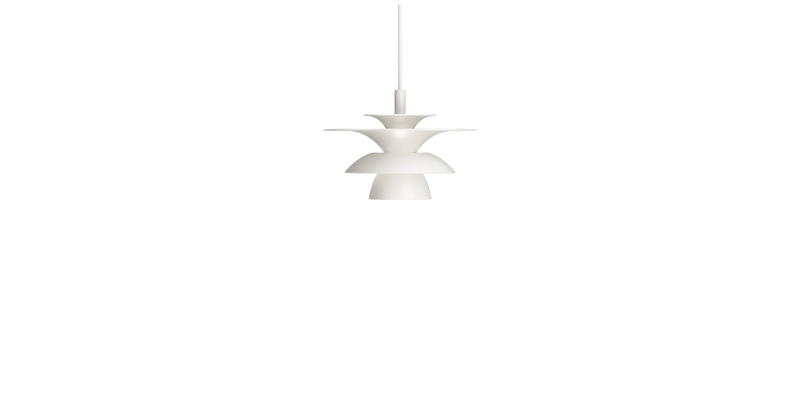 PENDENTIF PICASSO Ø18 BLANC