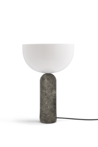 Kizu bordlampe large hvid/grå Bordlampe Grå Marmor - Vaalea.dk