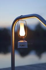 Led lantern speaker opal glas - Vaalea.dk