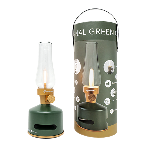 Led lantern speaker o. grøn/original green Portable Portable